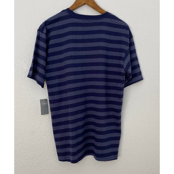 NWT Disney Store Size Medium Blue Striped Short Sleeve Tee The Mouse Pack - Picture 4 of 6